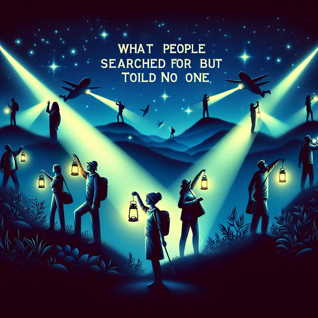 O Que As Pessoas Procuraram e Não Contaram a Ninguém