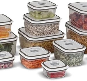 Electrolux, Pote Hermetico, 12 unidades, A23122901, cinza