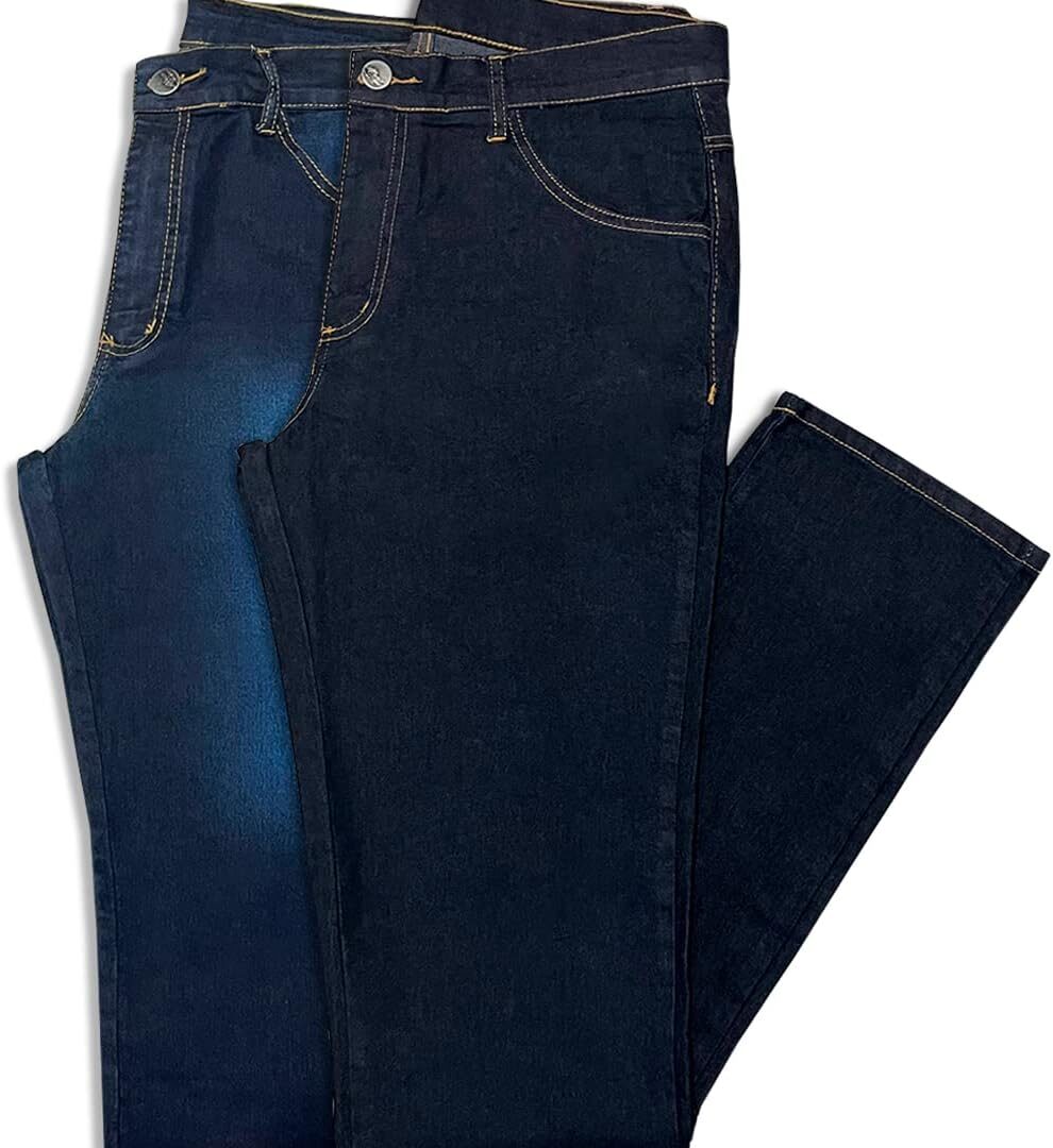 Kit 2 Calças Jeans Masculina Tradicional