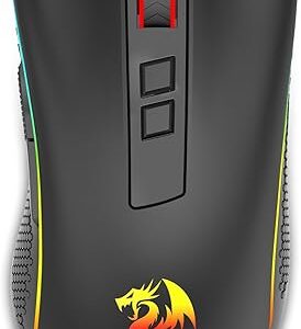 Mouse Gamer Redragon Cobra Pro RGB, Wireless, Sem Fio, 16000DPI, 8 Botões Programáveis, USB 2.4G - M711 Pro