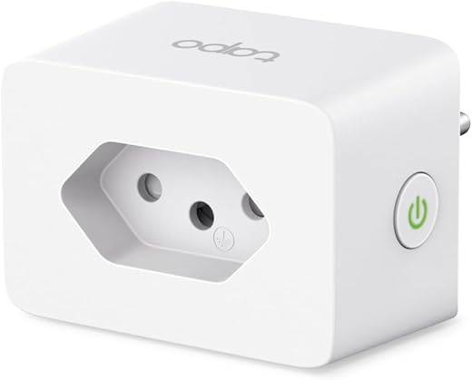 Tomada inteligente Wi-Fi TP-Link Tapo P110, Smart Plug, Bivolt, 10A/2400W - Compatível com Alexa