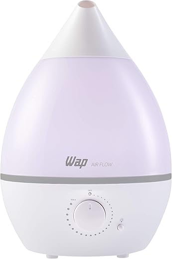 WAP Umidificador de Ar AIR FLOW com Luminária e Difusor de Aromas, 4 Litros, Autonomia de até 12 horas, 20W Bivolt