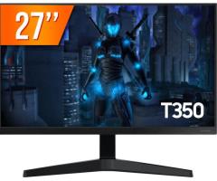 Monitor Gamer Samsung T350 27” FHD, Tela Plana, 75Hz, 5ms, HDMI, FreeSync, Game Mode