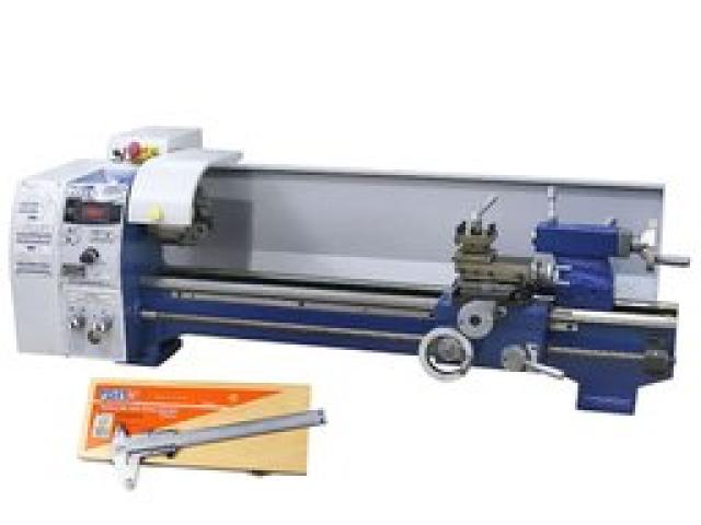 Combo Torno Mecânico Brushless + Paquímetro Universal Analógico em Aço 150mm