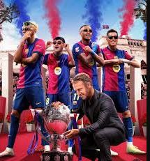 O FC Barcelona conquistou o título da La Liga 2024/25 nesta quinta-feira, 15 de maio