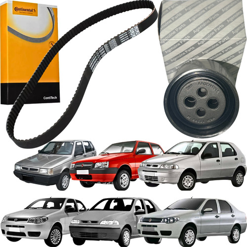 Kit Correia Dentada com Tensor Original para Palio Siena e Uno 1.0 Fire Segurança e eficiência para o motor