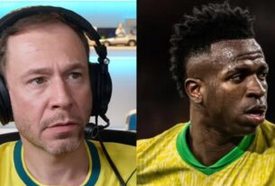 Tiago Leifert Critica Vini Jr. e Compara com Neymar Após Desempenho do Brasil