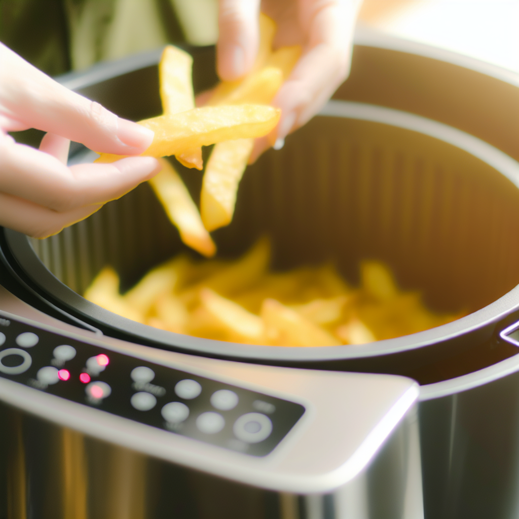 Receita de batata frita na air fryer sequinha