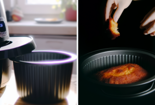 Receita de bolo na air fryer simples