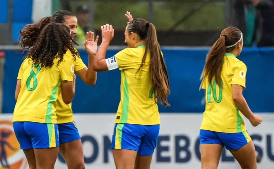 Brasil goleia Equador no Sul-Americano Feminino Sub-17